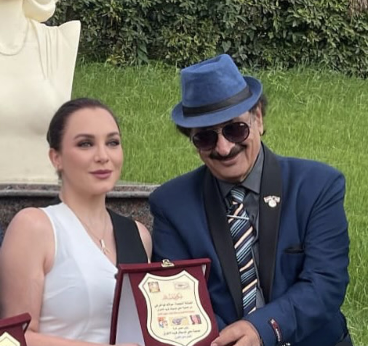 تكريم سلاف فواخرجي في احتفالية "أسمهان"
