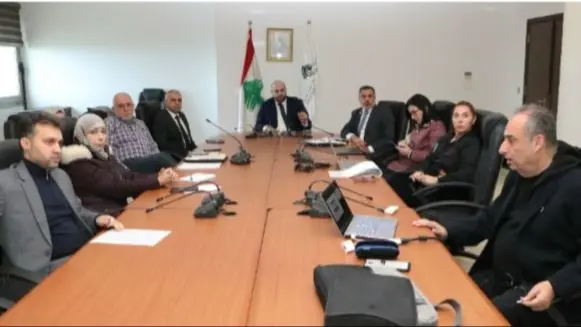 ناصر الدين ترأس اجتماعا للبحث في الاجراءات المتعلقة بسلامة الغذاء وبملف النازحين