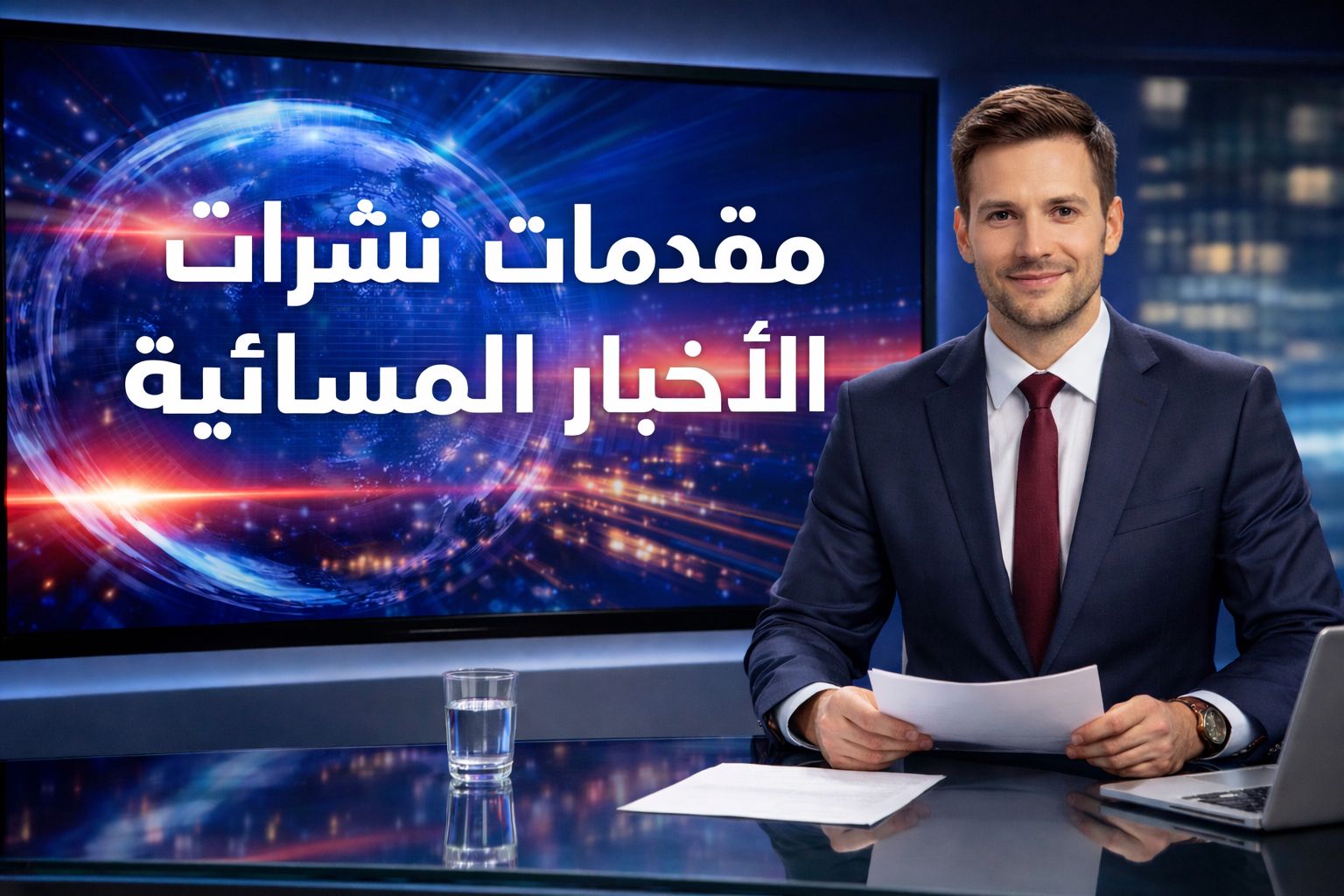 مقدمات نشرات الأخبار المسائية الاحد ١٢ نيسان