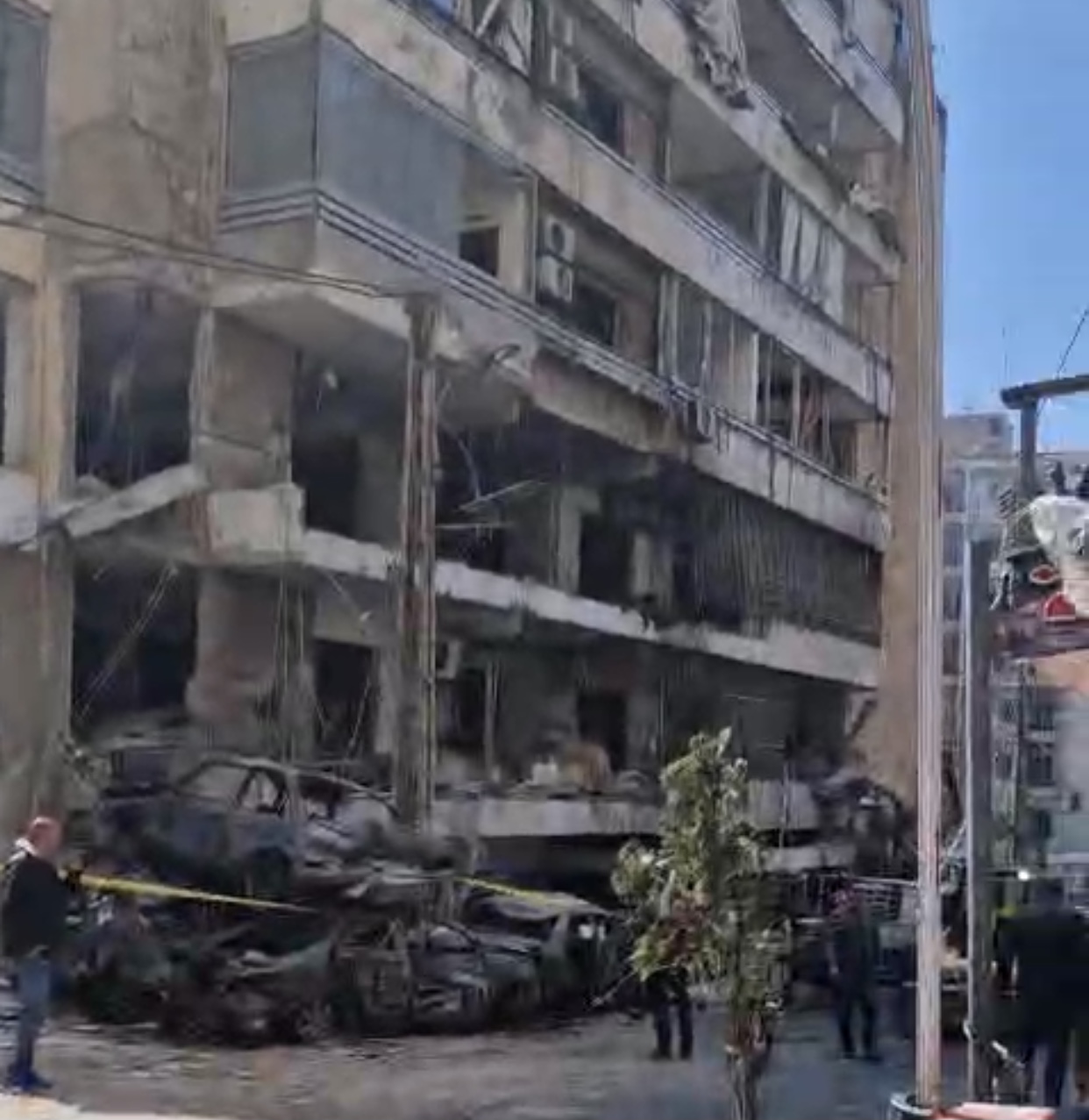 عبود طلب من قيادة شرطة بيروت إخلاء الأبنية التي طالها العدوان