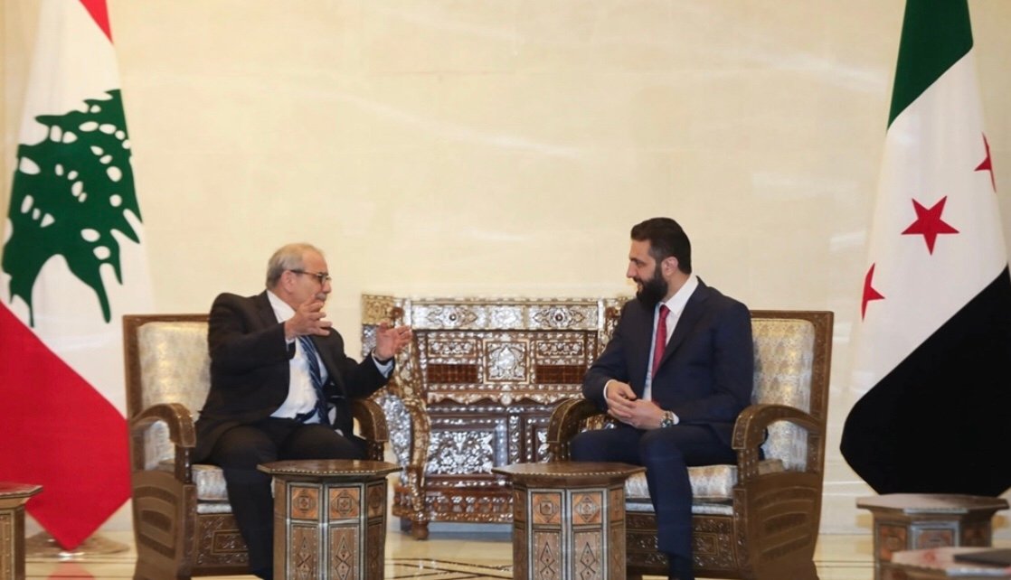 سلام يبدأ زيارته إلى سوريا باجتماع مع الشرع