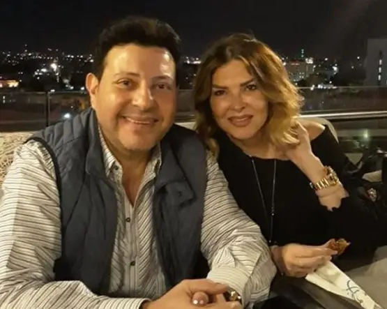 هاني شاكر وزوجته
