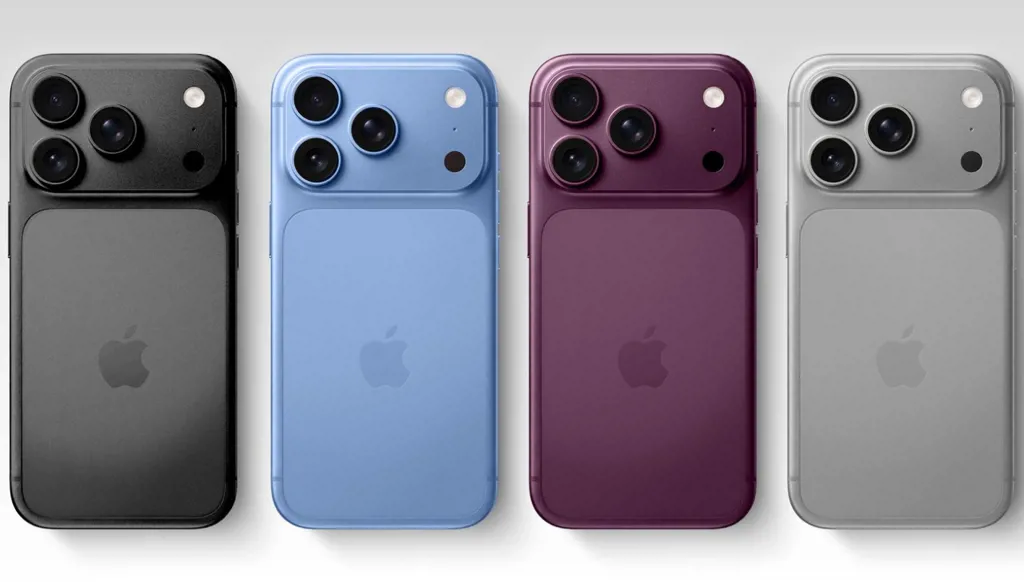تسريبات iPhone 18 Pro.. أبل تحافظ على هيكل الألمنيوم وتستعد لإطلاق 4 ألوان جديدة